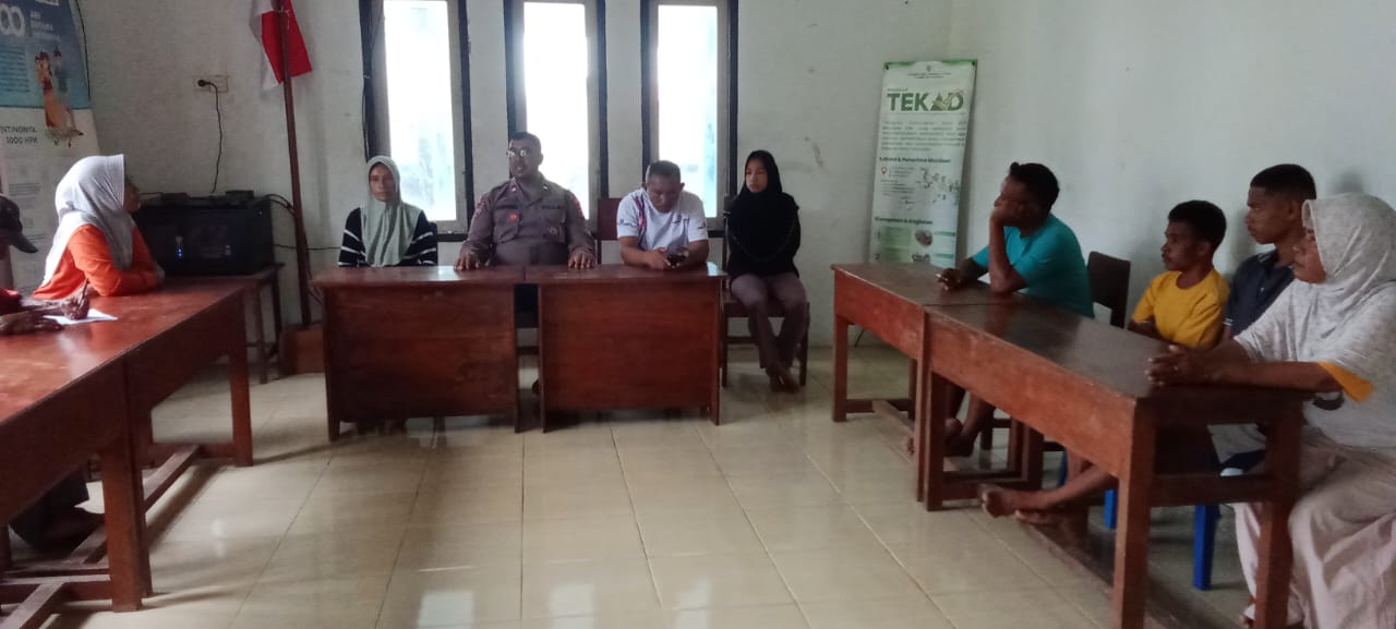 Ps. Kanit Binpolmas Laksanakan Silaturahmi Kamtibmas Dalam Rangka Colling System