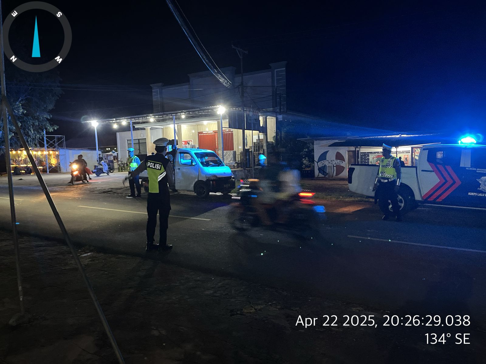 Sat Lantas Polres Maluku Barat Daya Patroli dan Gatur Jalan Cegah Balapan Liar