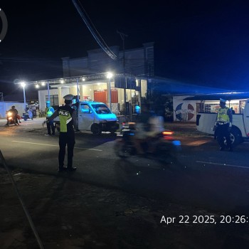 Sat Lantas Polres Maluku Barat Daya Patroli dan Gatur Jalan Cegah Balapan Liar