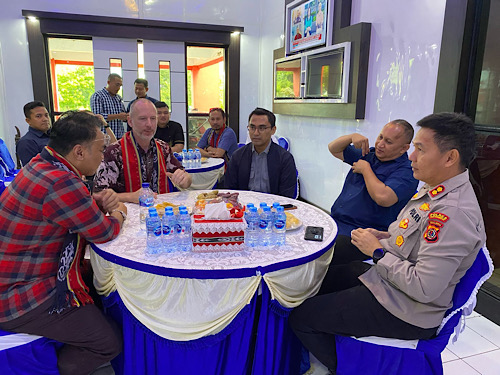 Polres Kepulauan Tanimbar terima kunjungan Tim Gabungan Bareskrim Polri, Divhubinter Polri dan AFP