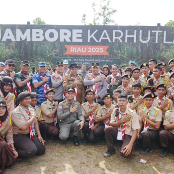 Kapolri Tekankan Pentingnya Edukasi Cegah Karhutla sejak dini saat buka Jambore Karhutla