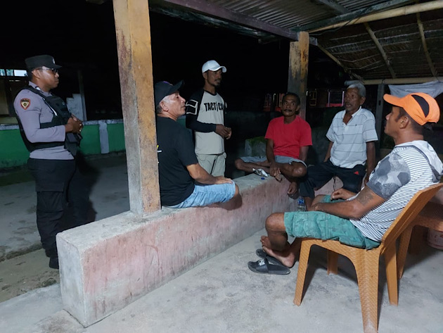 Cegah gangguan Kamtibmas, Polsek Fordata gelar Patroli KRYD di malam hari