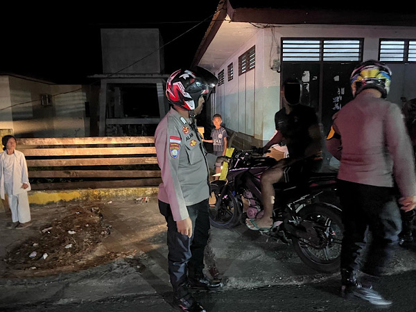 Bawa Sajam, Seorang Pemuda berhasil diamankan Personel Polsek Tansel