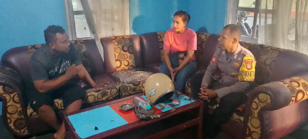 Giat DDS Polsek Kairatu Bhabinkamtibmas Sampaikan Pesan dan Himbauan Kamtibmas.