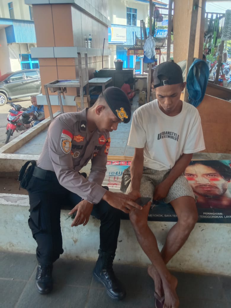Polsek Kisar Gencarkan Sosialisasi, Minta Warga Hindari Judi Onliine