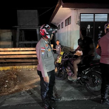 Bawa Sajam, Seorang Pemuda berhasil diamankan Personel Polsek Tansel