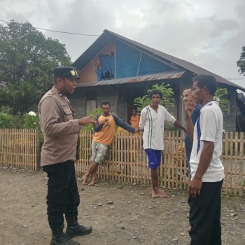 Bhabinkamtibmas Negeri Tamilouw Kembali Gelar Sambang Kamtibmas