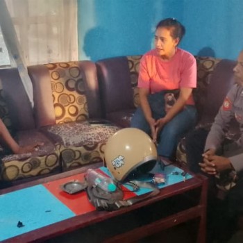 Giat DDS Polsek Kairatu Bhabinkamtibmas Sampaikan Pesan dan Himbauan Kamtibmas.