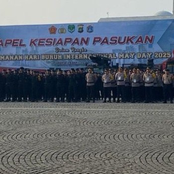 Polisi Terjunkan 13 Ribu Personel Gabungan Amankan May Day Fiesta
