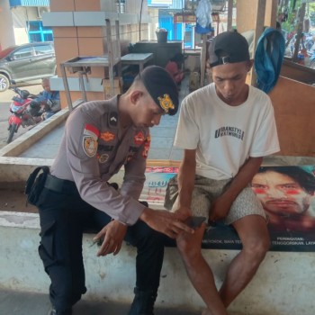 Polsek Kisar Gencarkan Sosialisasi, Minta Warga Hindari Judi Onliine