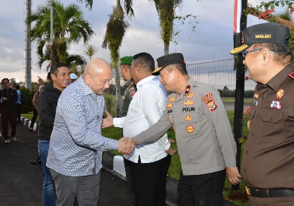 Wakapolda Maluku Sambut Kunjungan Anggota Komisi I DPR RI di Ambon
