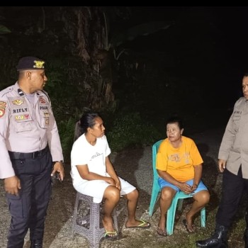 Polsek Baguala Gelar Patroli Malam, Sasar Pemuda Nongkrong untuk Cegah Gangguan Kamtibmas