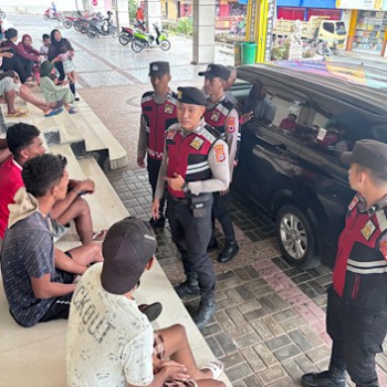 Jaga keamanan Wilayah, Sat Samapta Polres Kepulauan Tanimbar gelar Patroli Kota Presisi