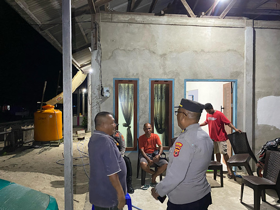 Optimalkan Patroli dan pengamanan, Polres Kepulauan Tanimbar dan Polsek Selaru ciptakan kondusifitas pasca konflik