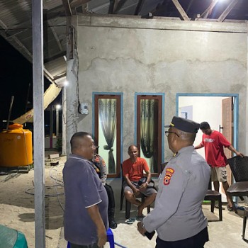 Optimalkan Patroli dan pengamanan, Polres Kepulauan Tanimbar dan Polsek Selaru ciptakan kondusifitas pasca konflik