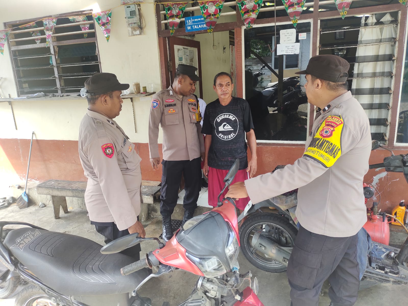 Polsek Baguala Gelar Patroli Cipta Kondisi, Warga Diajak Jaga Keamanan Lingkungan