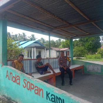 Bhabinkamtibmas BRIPKA Weros D Kokiroba, Melaksanakan kegiatan sambang