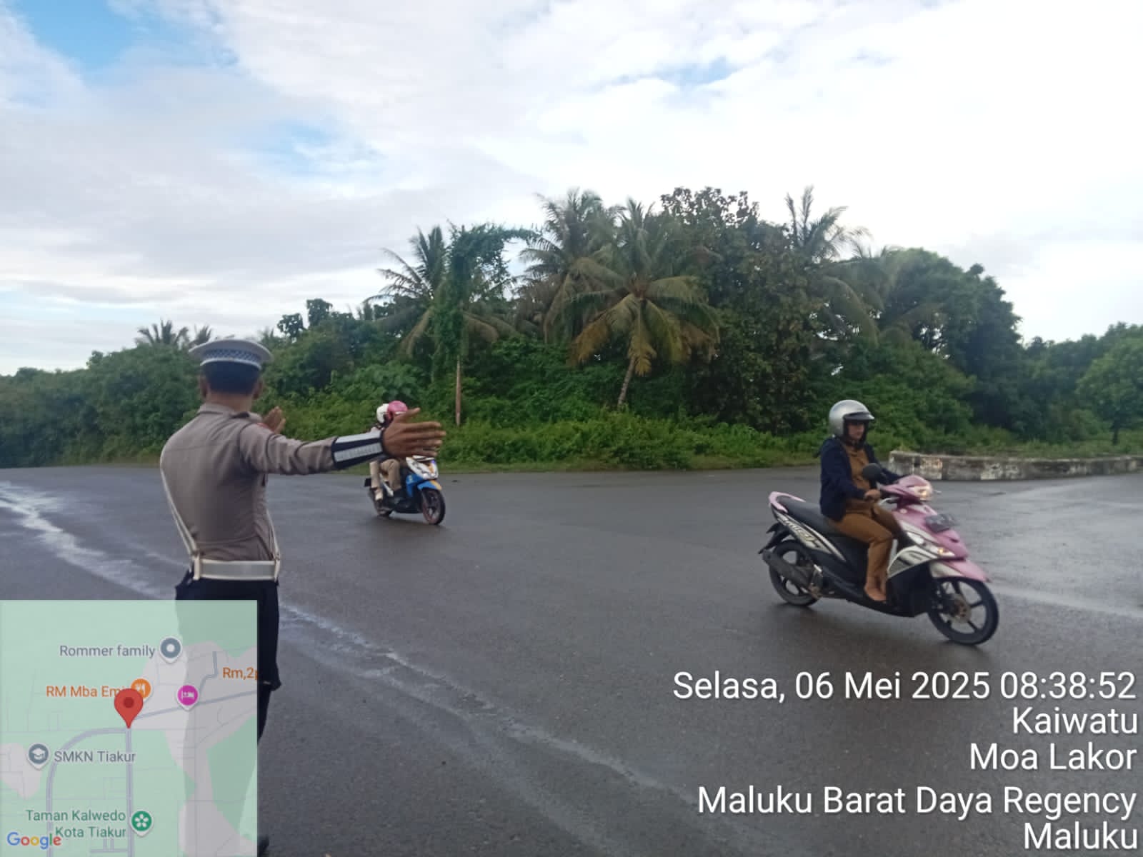 Satuan Lantas Polres MBD Maksimalkan Gatur Jalan, Himbau Warga Disiplin  Berlalu Lintas