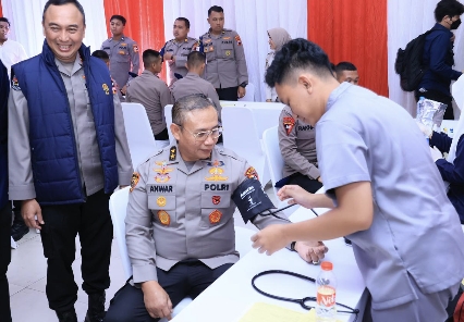 Rakernis Humas Polri 2025 Dibuka dengan Bakti Sosial dan Bakti Kesehatan di Akpol Semarang
