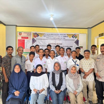 Sinergi TNI-Polri dan Pemerintah Negeri Siri Sori Islam, Sosialisasi Cegah Penyalahgunaan Narkoba Digelar