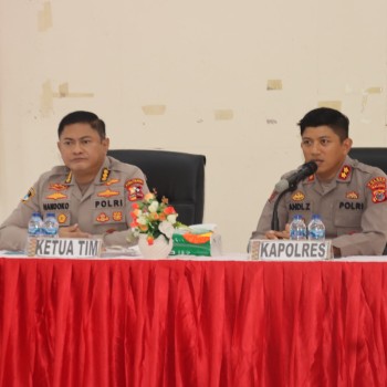 Upaya Tingkatkan Profesionalisme, Tim Penelitian Mabes Polri Kunjungi Polres Seram Bagian Barat