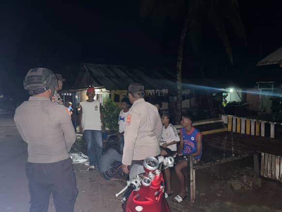 Cegah gangguan Kamtibmas di malam hari, Polsek Wermaktian tingkatkan Patroli
