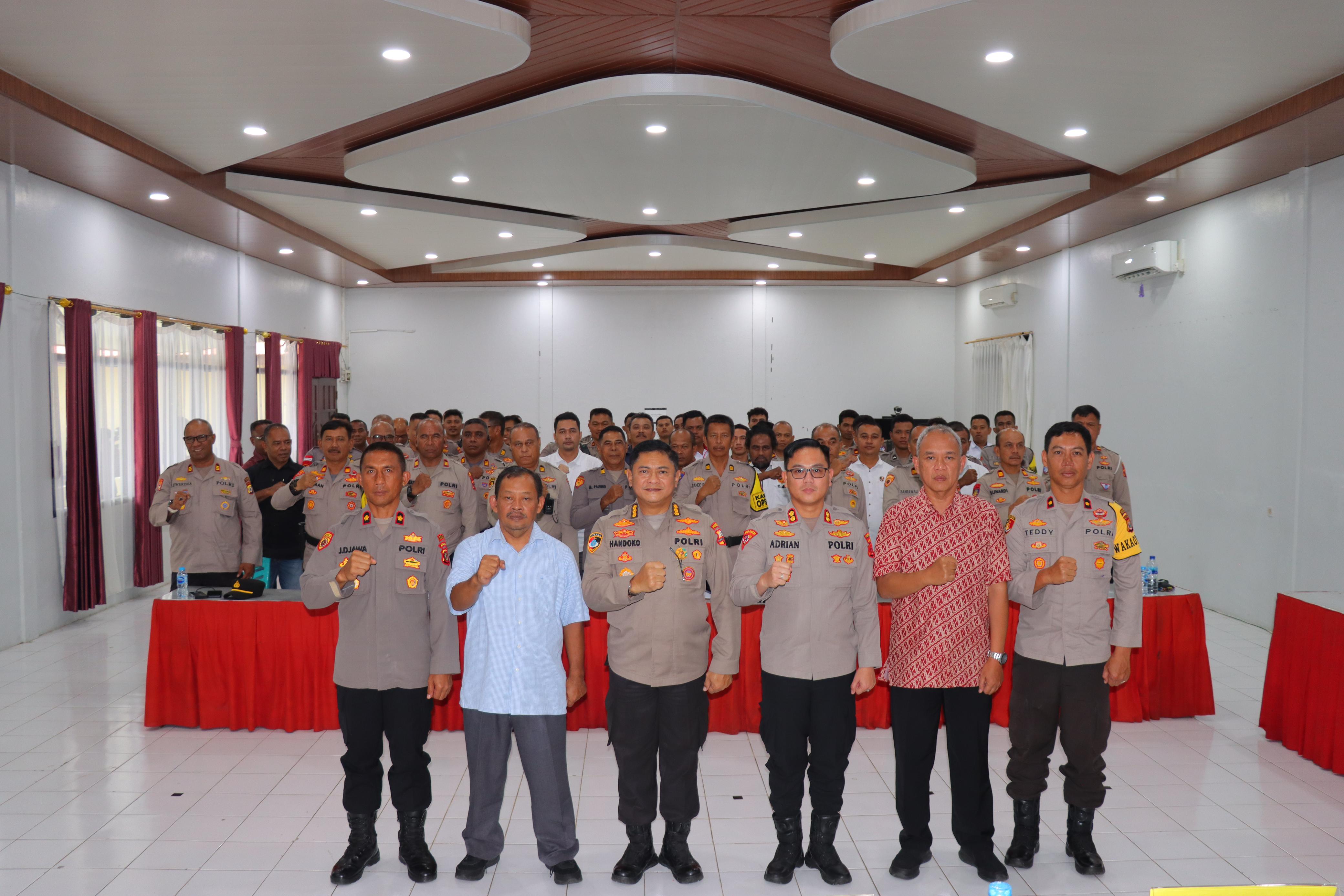 Puslitbang Polri Gelar Penelitian Profesionalitas Polri dan Mitigasi Etik di Polres Tual dan Polres Malra