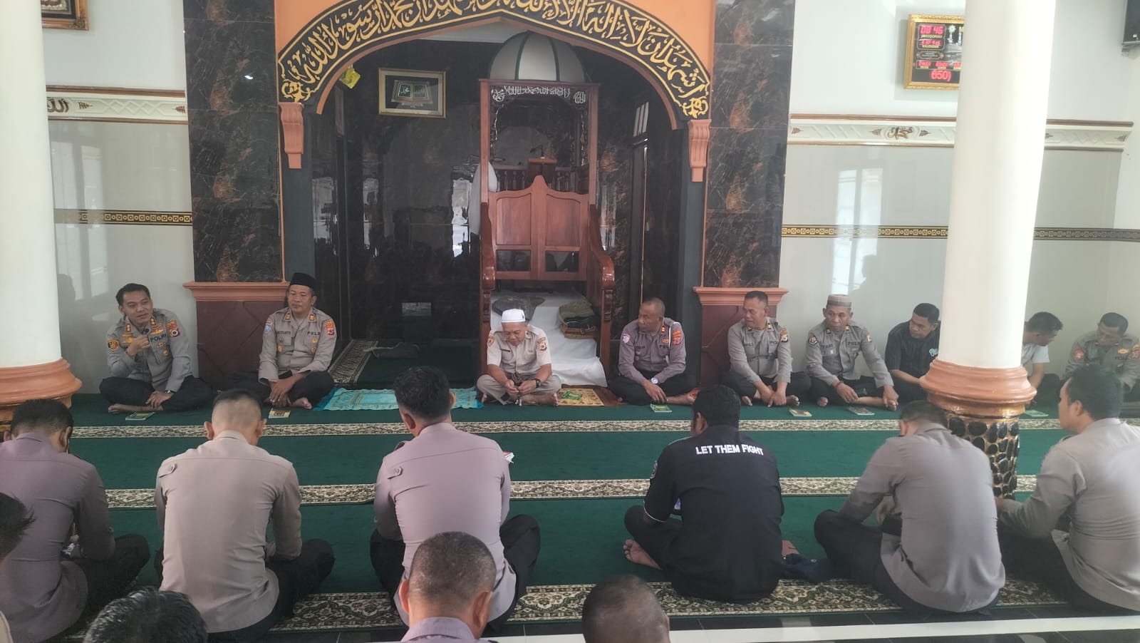Personel Polres Maluku Tengah Gelar Binrohtal