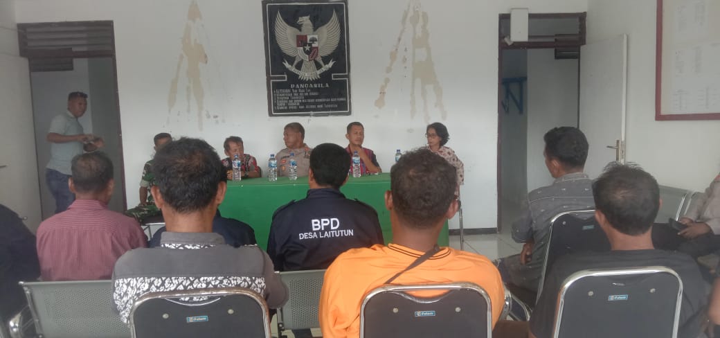 Forkopimcam Kecamatan Pulau Letti Lakukan Penyelesaian Masalah Warga