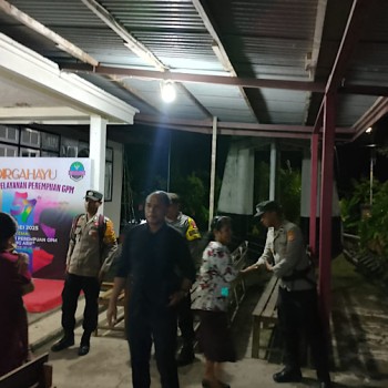Gumuli upaya rekonsiliasi dan perdamaian, Polsek Tansel amankan Ibadah pergumulan