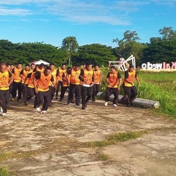 Polres Maluku Barat Daya Gelar Uji Kesamaptaan Jasmani Semester I Tahun 2025