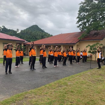 Polres Buru Selatan Laksanakan, Tes Kesemaptaan Jasmani Semester 1 Tahun 2025