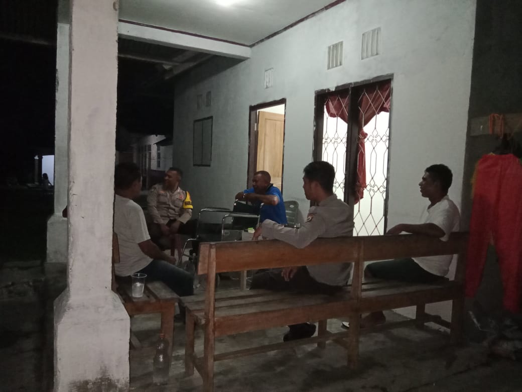 Antisipasi Adanya Gangguan Kamtibmas Polsek Waipia Kembali Laksanakan Patroli Dan monitoring