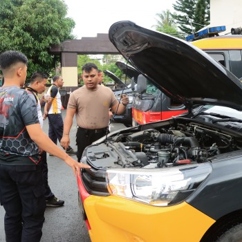 Polresta Ambon Lakukan Pengecekan Ranmor Dinas