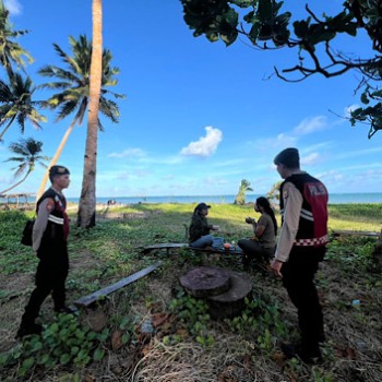 Sat Samapta Polres Kepulauan optimalkan Patroli ke tempat wisata, Pantau aktivitas Masyarakat saat libur panjang