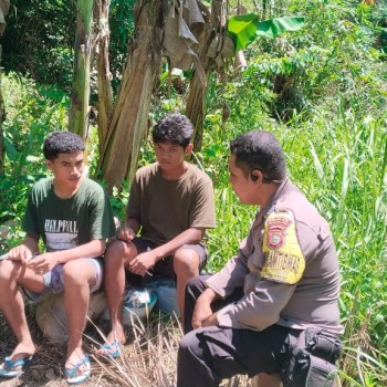 Bhabinkamtibmas Negeri Liliboi laksanakan kegiatan Sambang kepada Warga Binaan