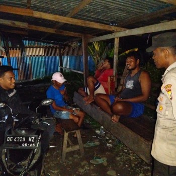 Polsek Baguala Gelar Patroli Larut Malam, Himbau Warga Kurangi Aktivitas di Tempat Umum