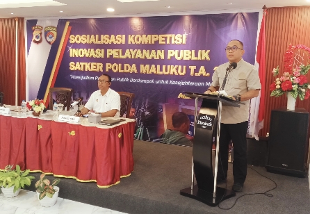 Polda Maluku Sosialisasi Kompetensi Inovasi Pelayanan Publik untuk Membantu Masyarakat
