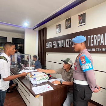 Pengurusan SKCK meningkat, Polres Kepulauan Tanimbar berikan pelayanan terbaik