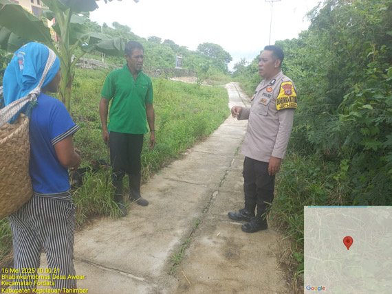 Ajak dukung Ketahanan Pangan, Bhabinkamtibmas Awear sambangi Warga Petani