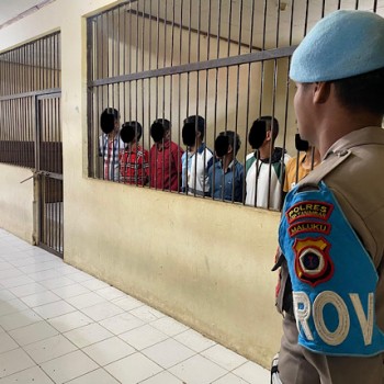 Tingkatkan keamanan internal, Piket Propam Polres Kepulauan rutin cek tahanan