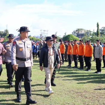 Siap Tanggulangi Karhutla, Polda Kalteng Gelar Apel Kesiapsiagaan Personel dan Sarpras Bersama TNI dan Stakeholder Terkait