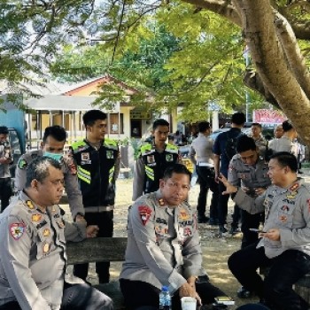 Polda NTB Kerahkan Ratusan Personel Amankan Aksi Massa di Pelabuhan Poto Tano