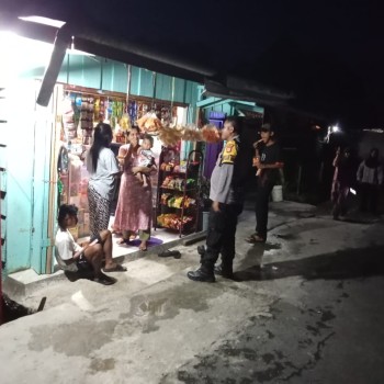 Kembali Tingkatkan Patroli Malam, Ini Pesan Kamtibmas Dari Personil Polsek Amahai