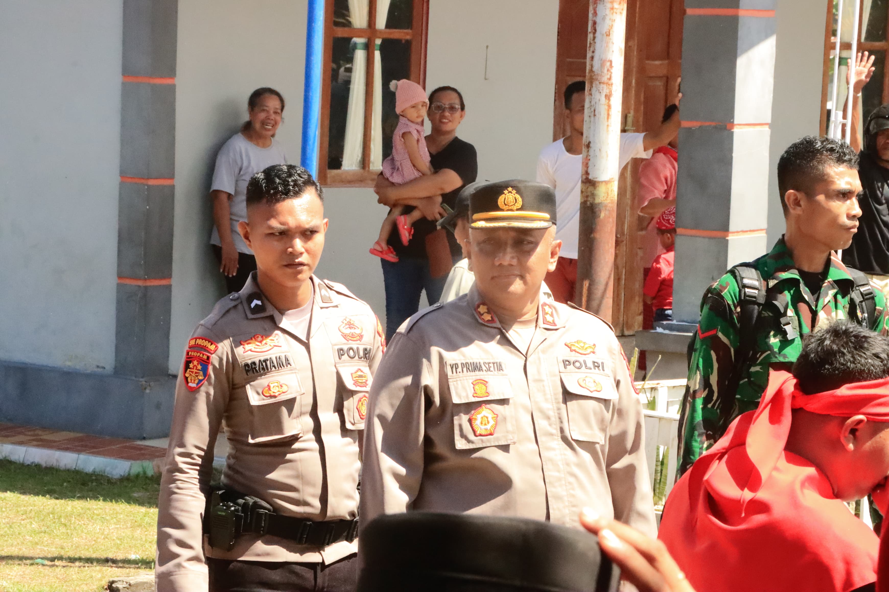 Kapolresta Ambon Hadiri Upacara HUT Pattimura dan Pimpin Langsung Pengamanan di Saparua