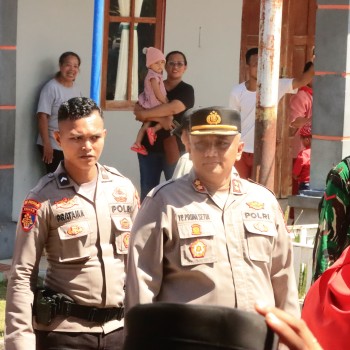 Kapolresta Ambon Hadiri Upacara HUT Pattimura dan Pimpin Langsung Pengamanan di Saparua