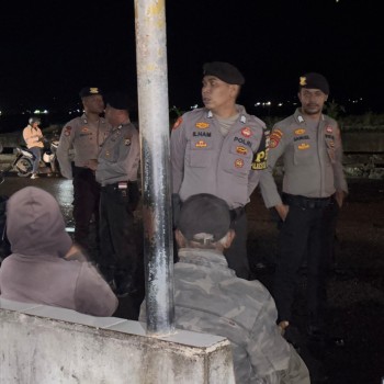 Personil Sat Samapta Polresta Ambon Gelar Patroli Malam Hari untuk Cegah Gangguan Kamtibmas