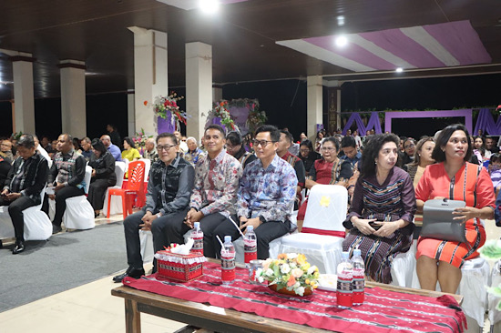 Bersama Forkopimda, Kapolres Kepulauan Tanimbar hadiri Perayaan Paskah Sinode GPM