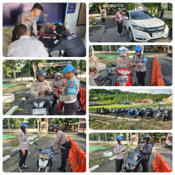 Siepropam Polres Maluku Tengah Gelar Gatiplin