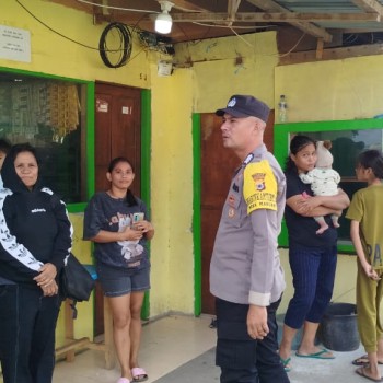 Bhabinkamtibmas Bripka Sutiray Rutin Ingatkan Warga Pelihara Stabilitas Kamtibmas